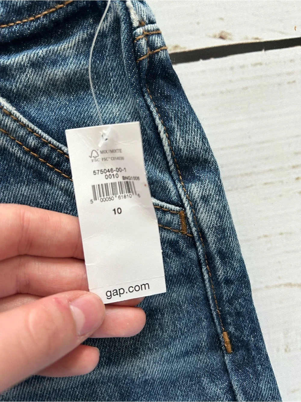 GAP | new |  Relaxed Wide-Leg Blue Denim Jeans